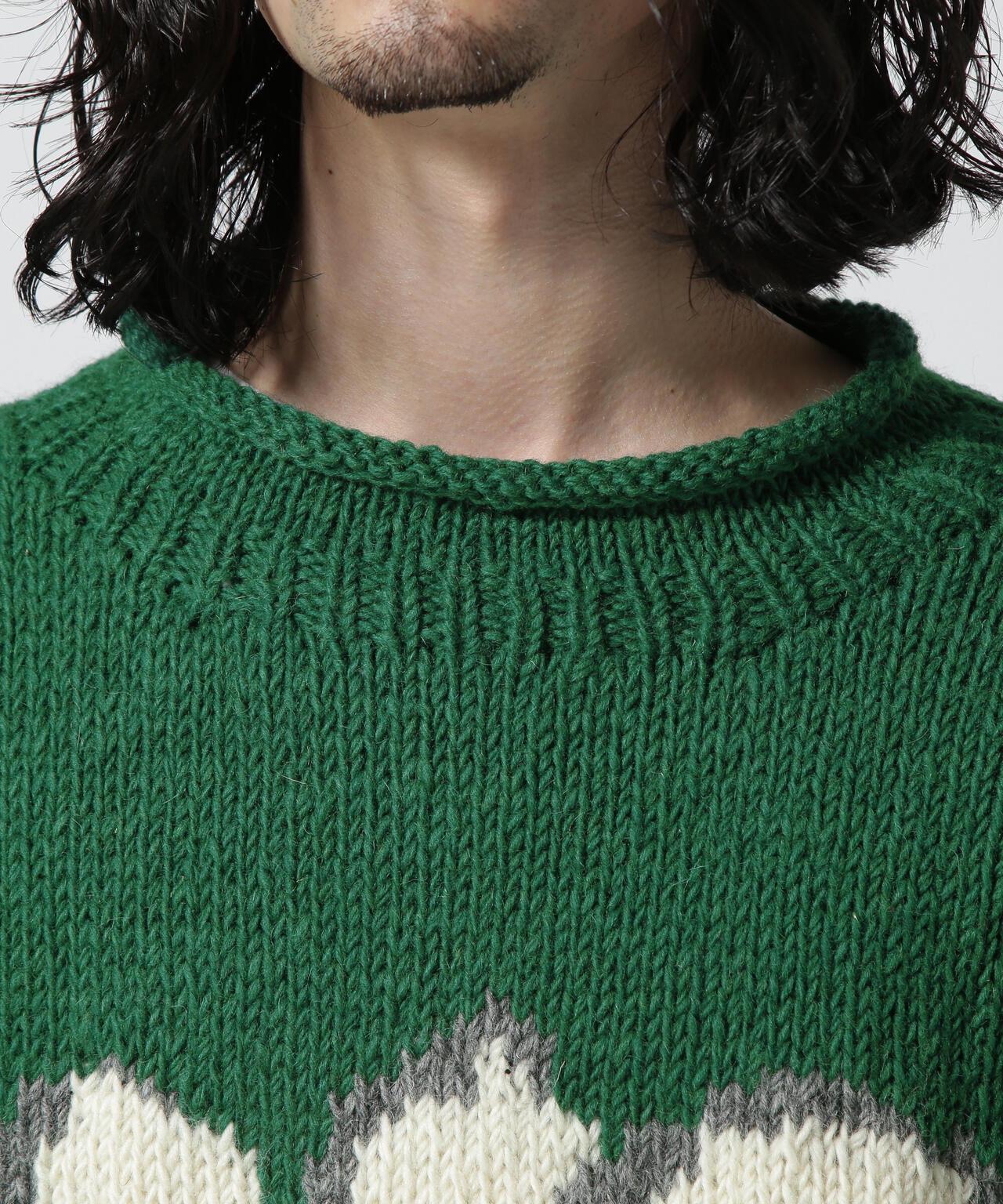 MacMahon Knitting Mills/麥克馬洪針織廠 高領花呢針織衫