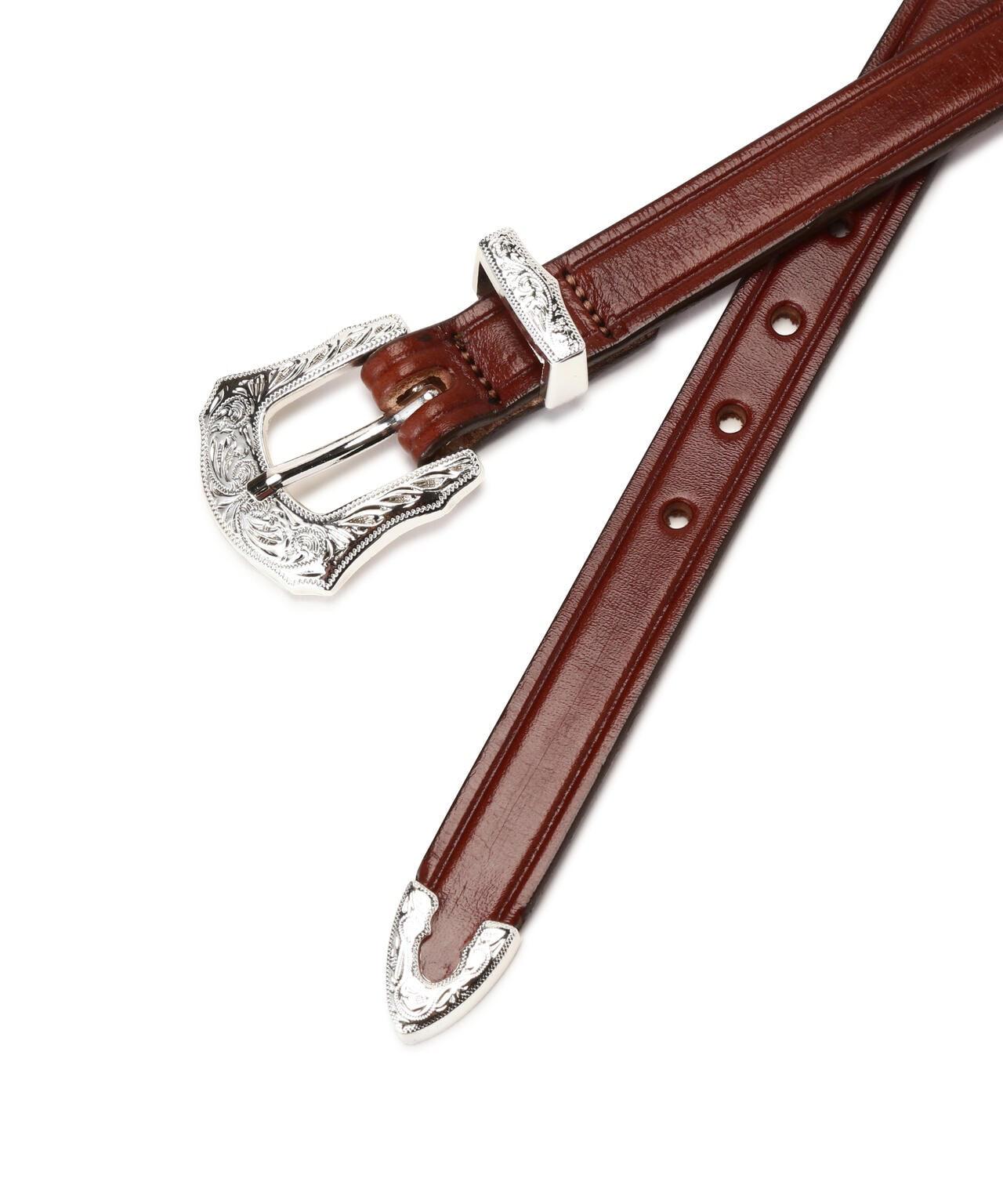 TORY LEATHER(托里皮革)3/4英寸3件套銀扣腰帶