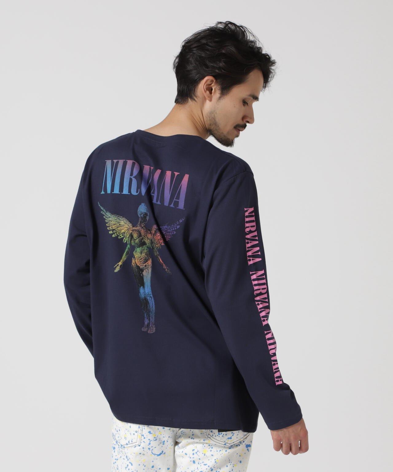 NIRVANA 天使漸變長袖T恤 襯衫
