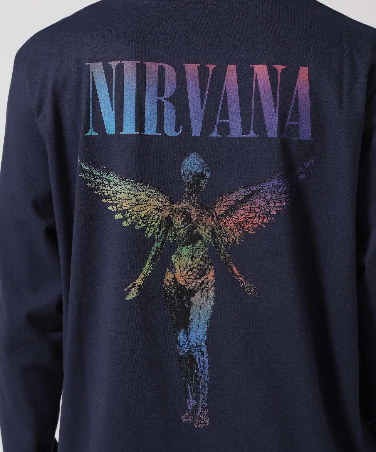 NIRVANA 天使漸變長袖T恤 襯衫