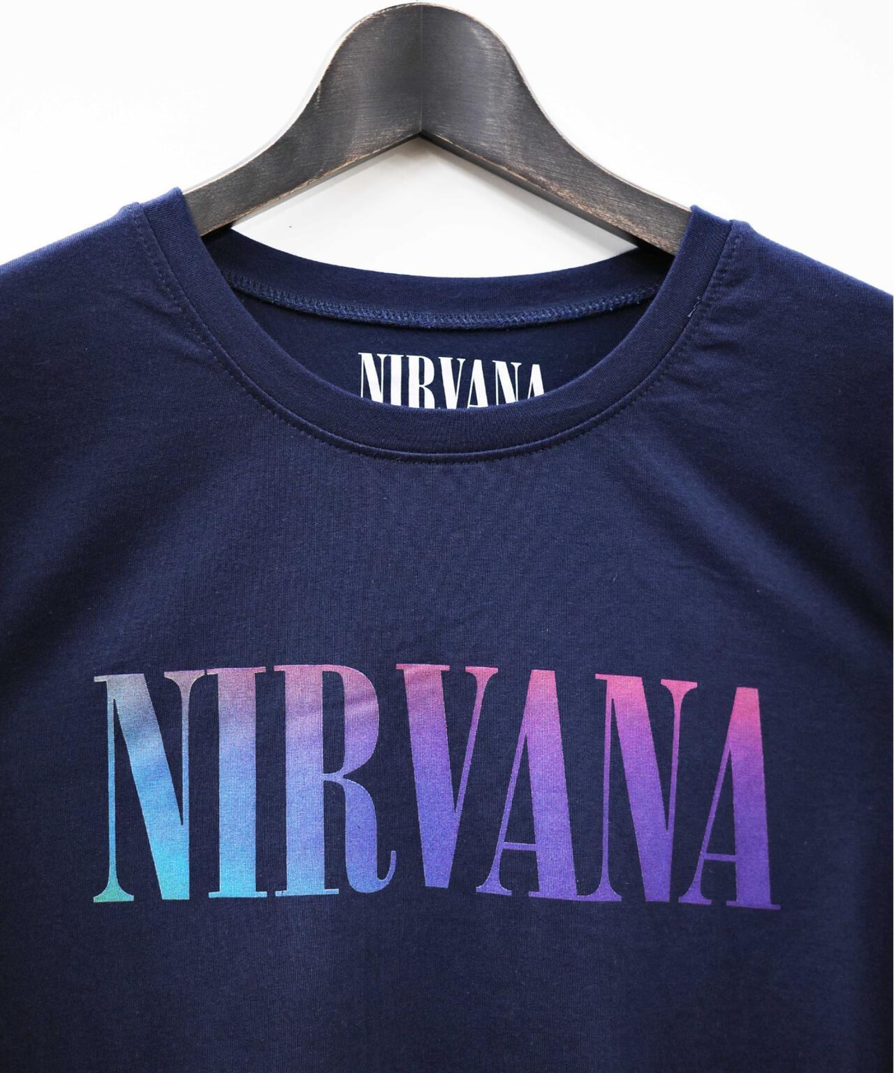 NIRVANA 天使漸變長袖T恤 襯衫