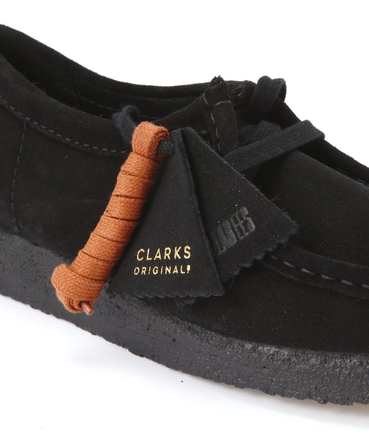 CLARKS/克拉克斯 WALLABEE 黑色絨面革 女士