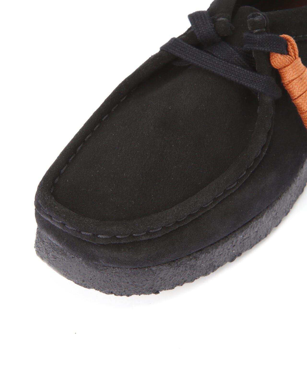 CLARKS/克拉克斯 WALLABEE 黑色絨面革 女士