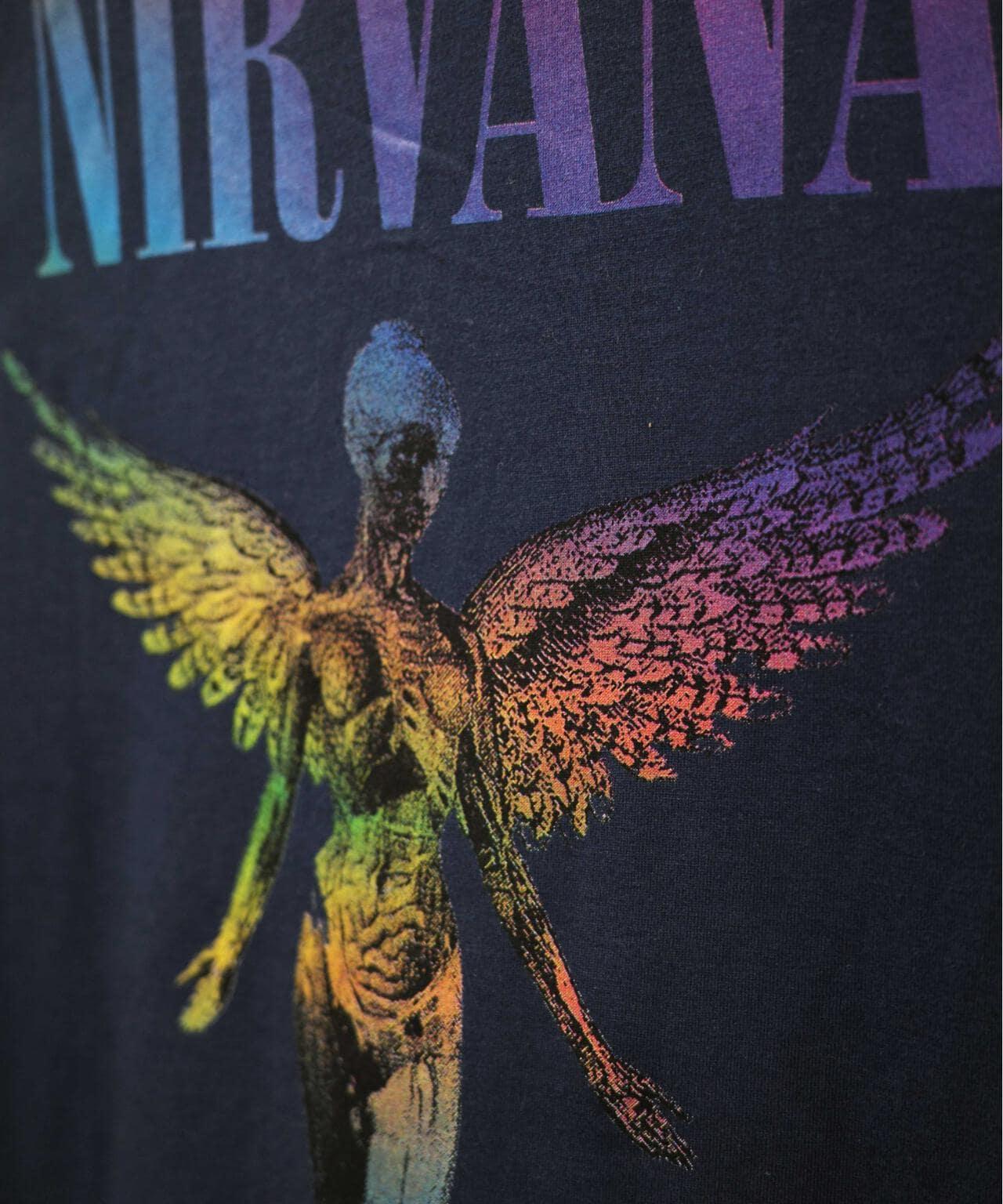 NIRVANA 天使漸變長袖T恤 襯衫
