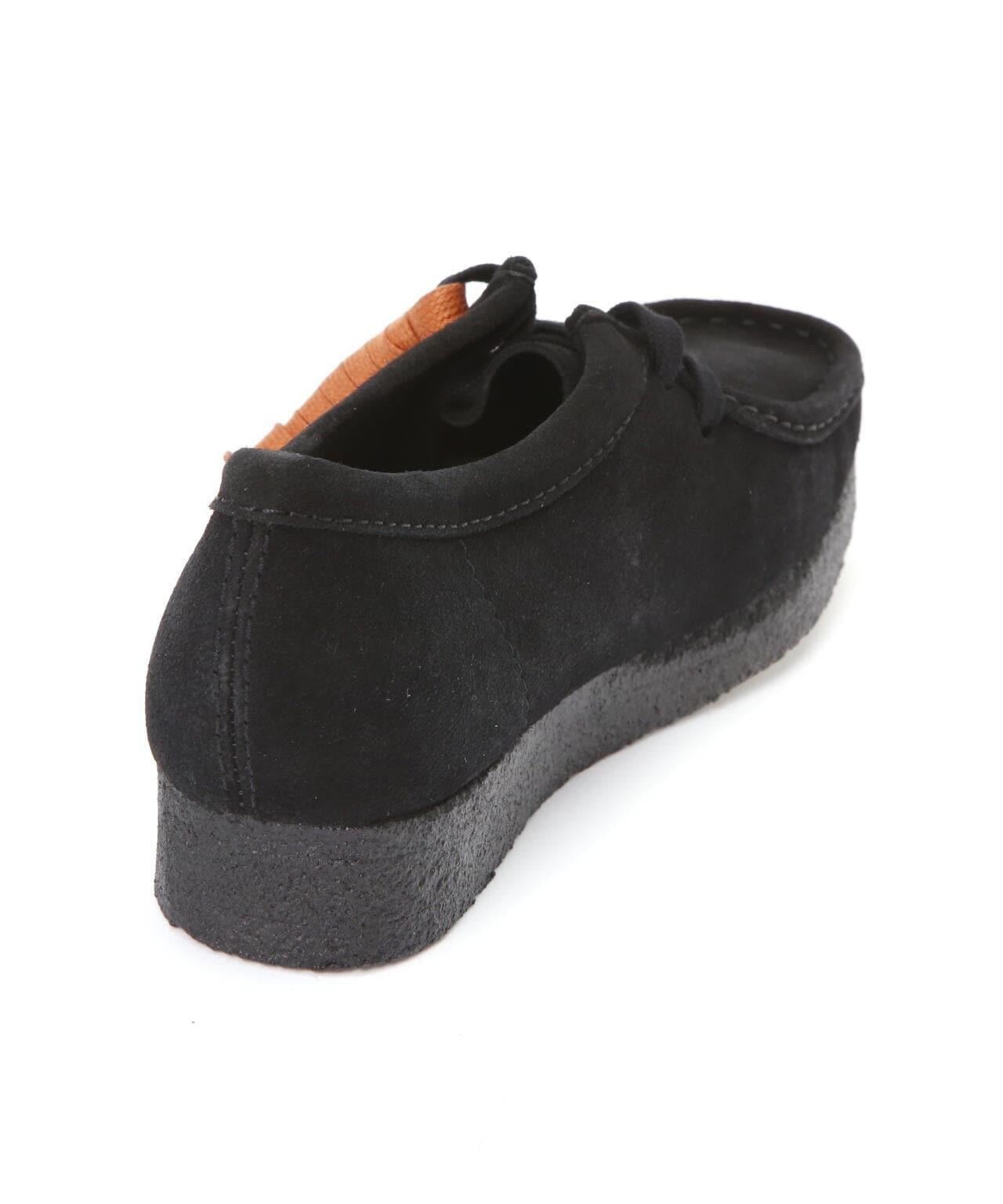CLARKS/克拉克斯 WALLABEE 黑色絨面革 女士