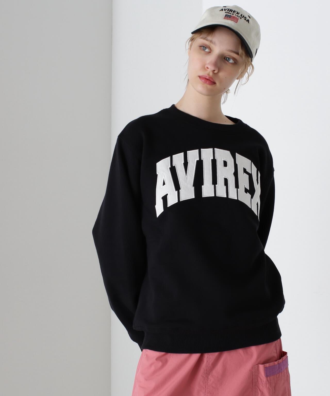 《日常》圓領長袖衛衣LOGO / 圓領長袖衛衣 / AVIREX /