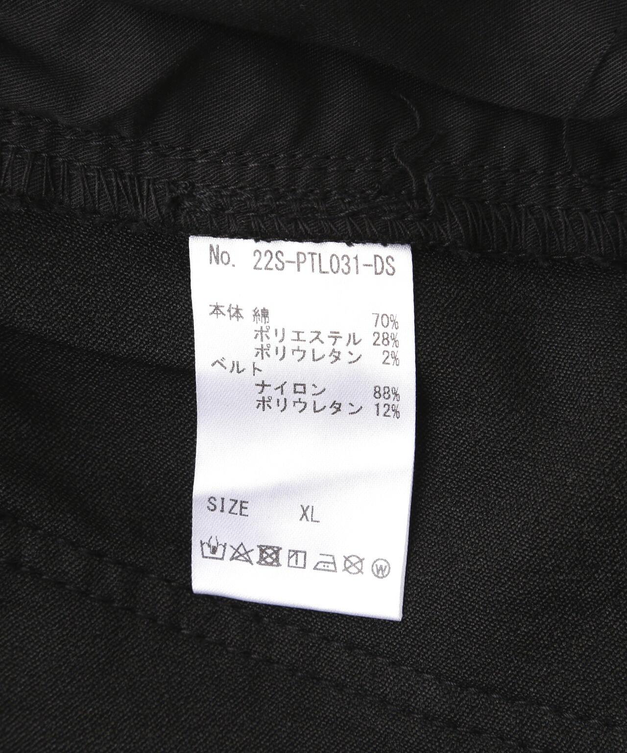 DankeSchon/感謝您/PREMIUM TC黑色拉鍊工裝褲/拉鍊口袋褲