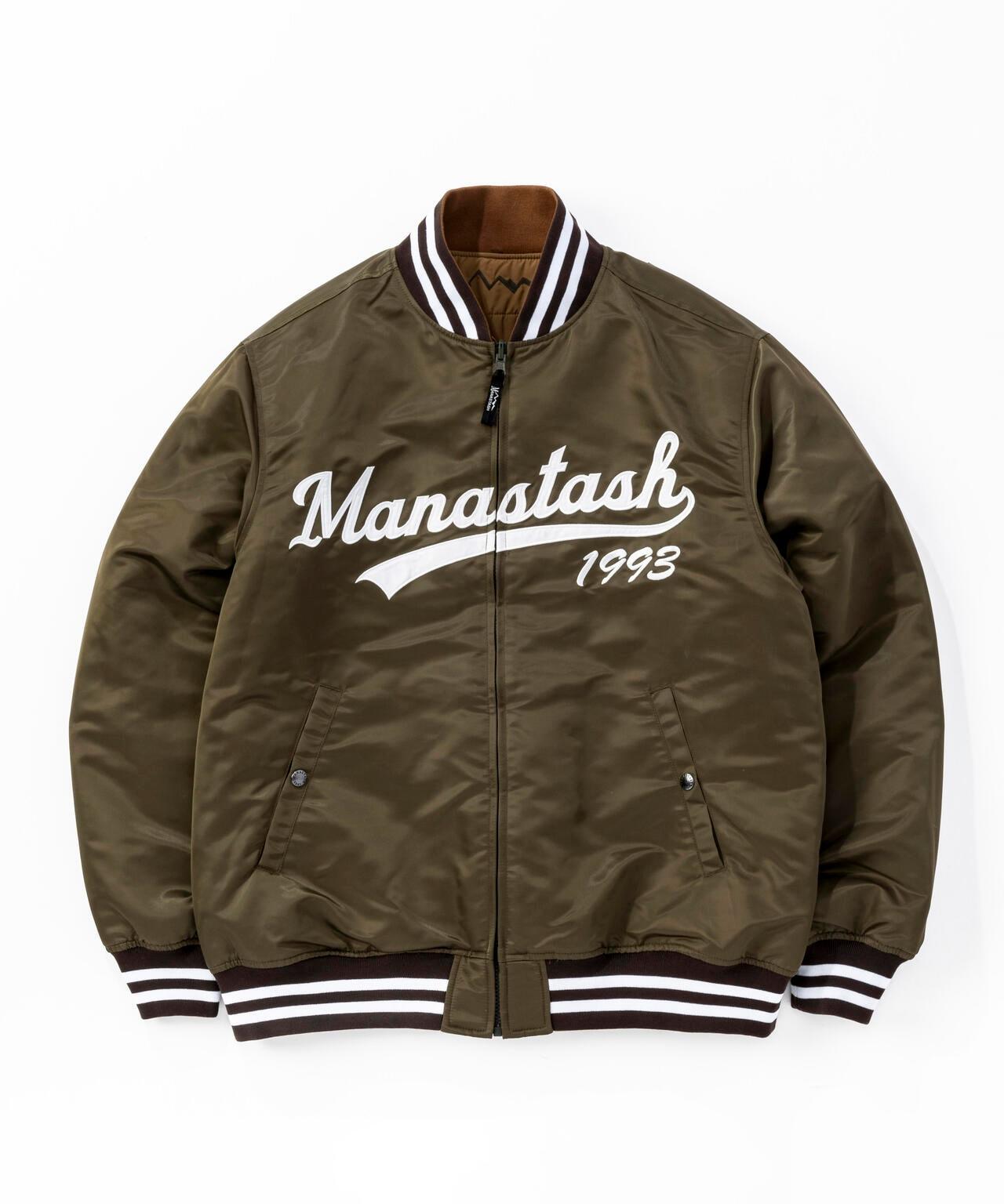 MANASTASH/可逆尼龍運動夾克