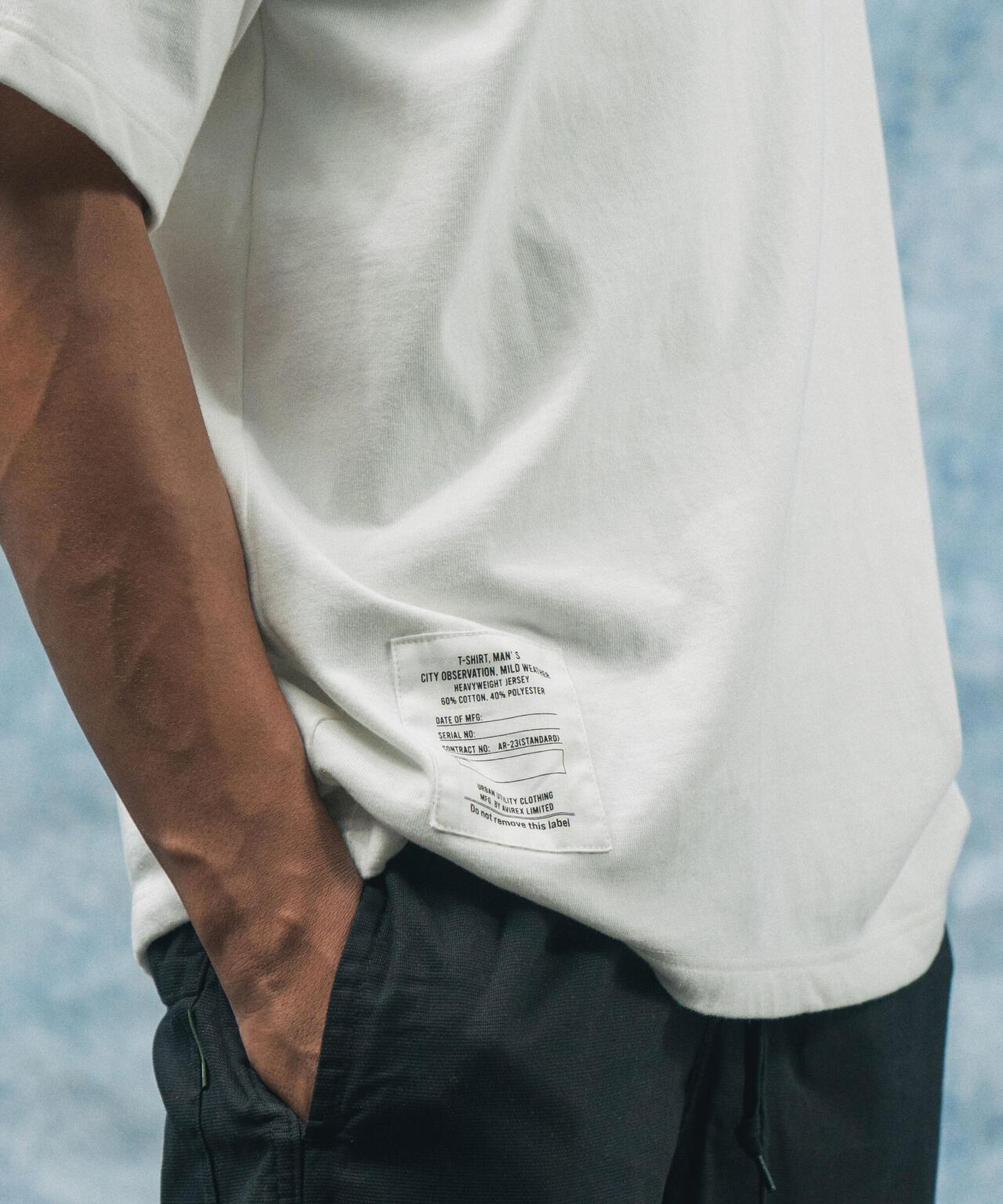 BASIC HEAVYWEIGHT S/S T-SHIRT / 基礎重量 短袖 T恤 / AVIREX / 阿維雷克斯