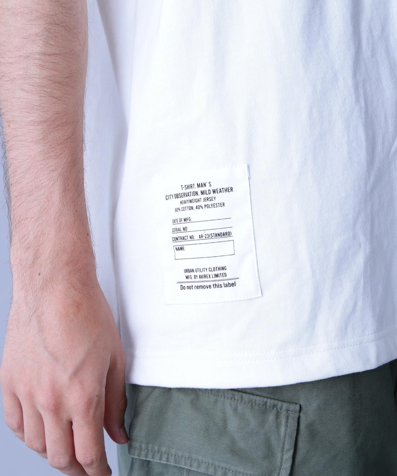 BASIC HEAVYWEIGHT S/S T-SHIRT / 基礎重量 短袖 T恤 / AVIREX / 阿維雷克斯