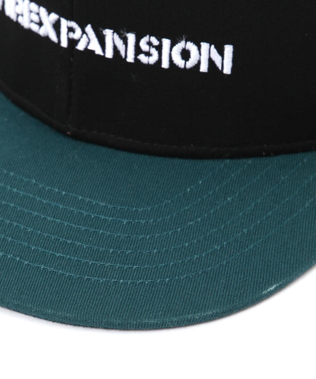 《AVIREX × EXPANSION》平頂遮陽帽 黑色 / 平頂遮陽帽 黑色