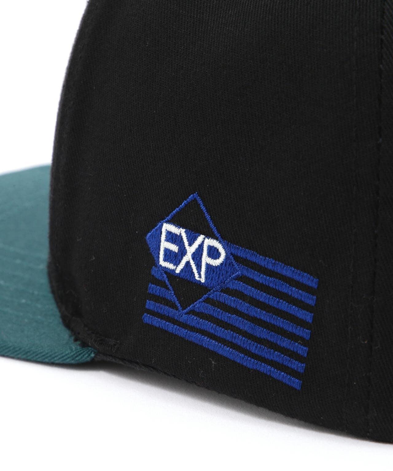 《AVIREX × EXPANSION》平頂遮陽帽 黑色 / 平頂遮陽帽 黑色