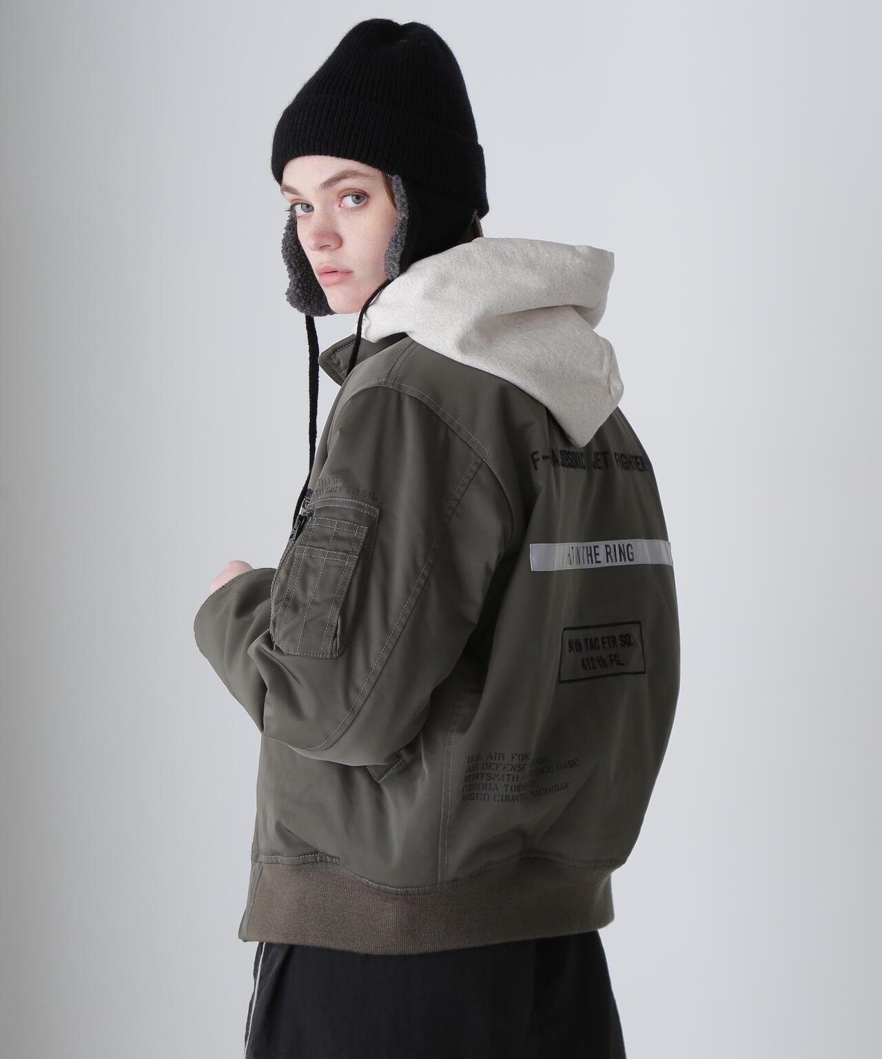 《直營店限定》STENCIL JKT "HAT IN THE RING"/印花夾克