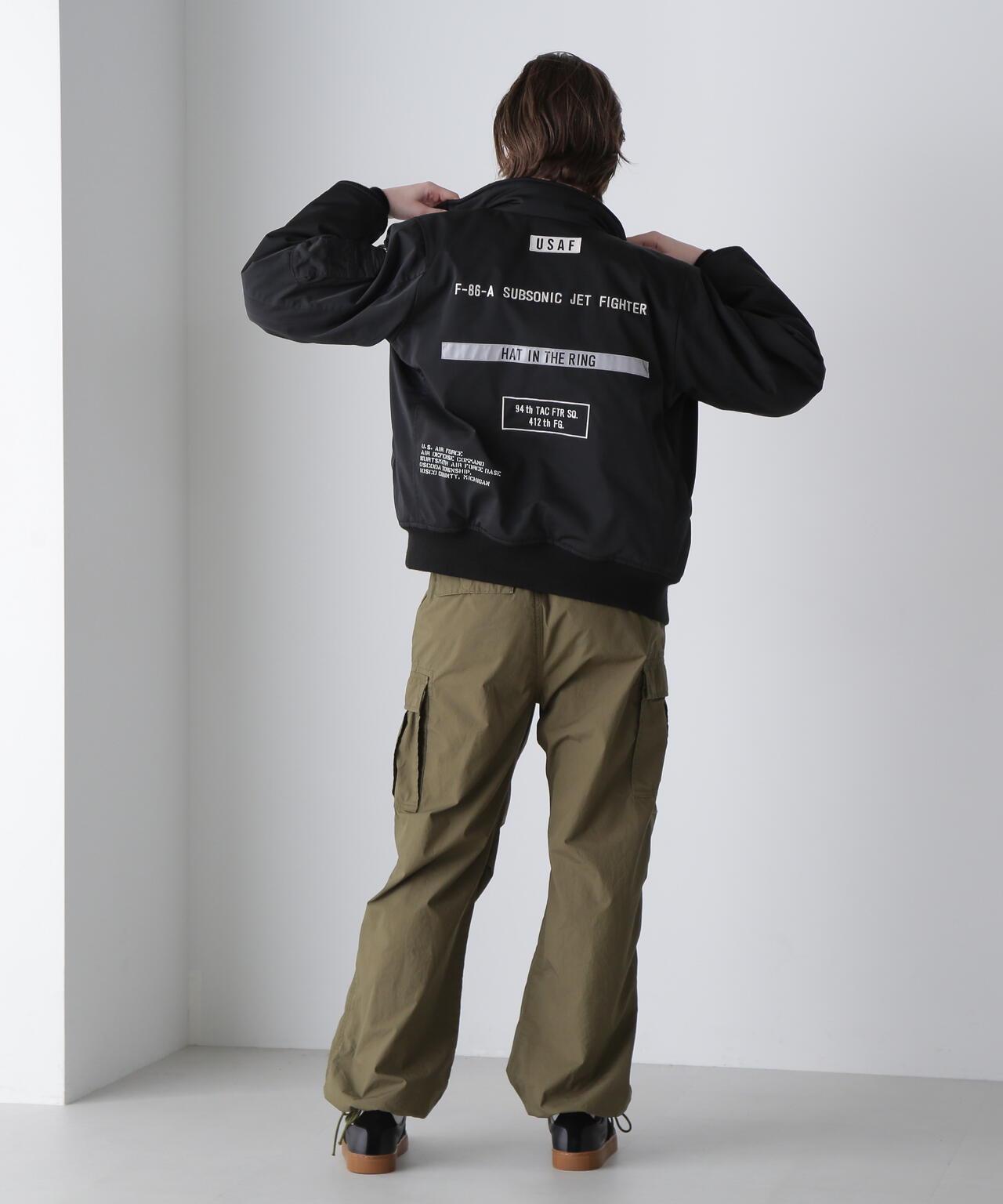 《直營店限定》STENCIL JKT "HAT IN THE RING"/印花夾克