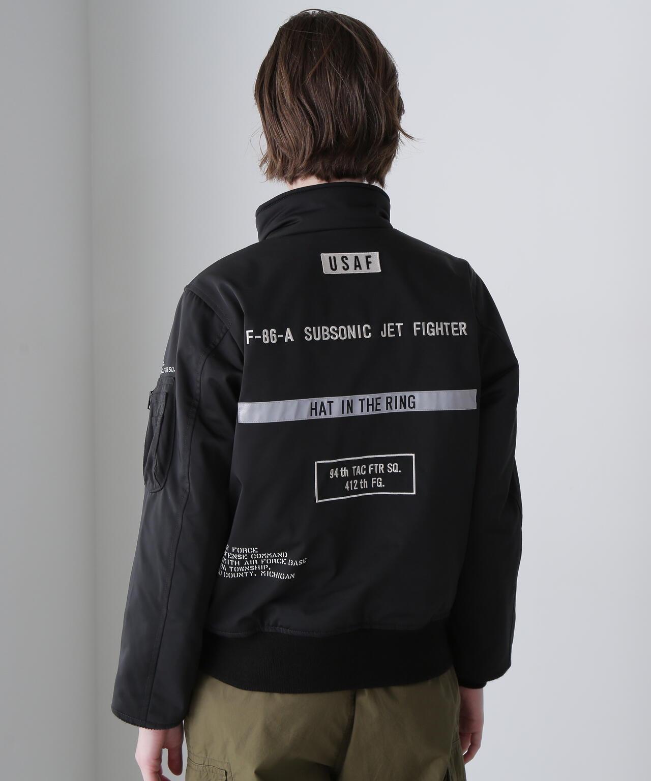 《直營店限定》STENCIL JKT "HAT IN THE RING"/印花夾克