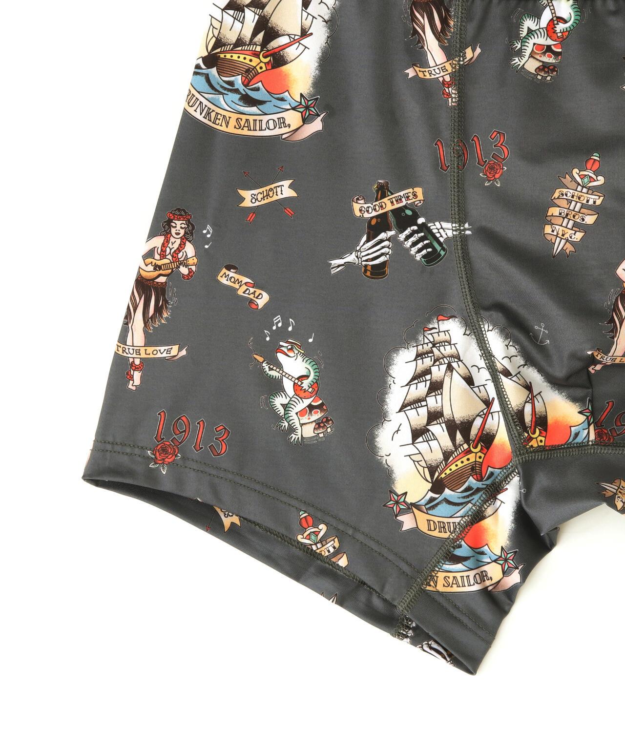 直營限定/BOXER PANTS HULA GIRL 草裙舞女孩男士內褲