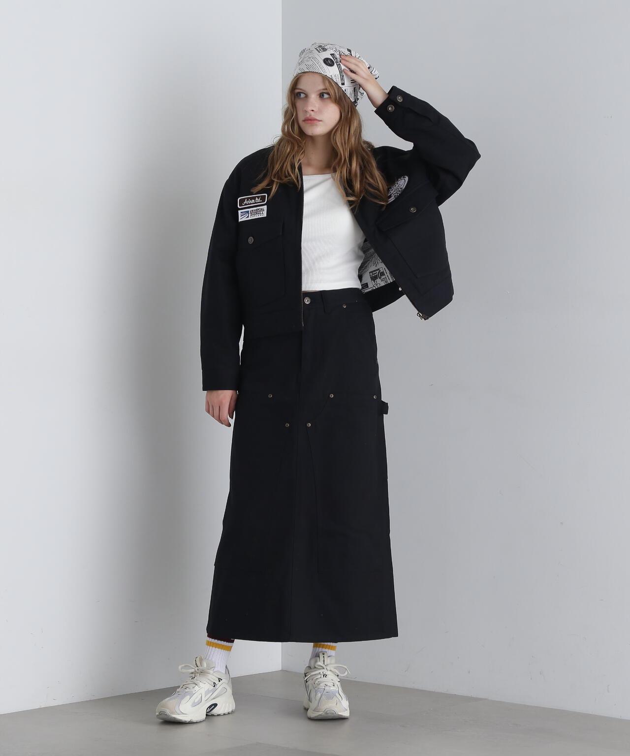 《AVIREX × UNIVERSAL OVERALL》雙膝工裝裙 / 雙膝工裝