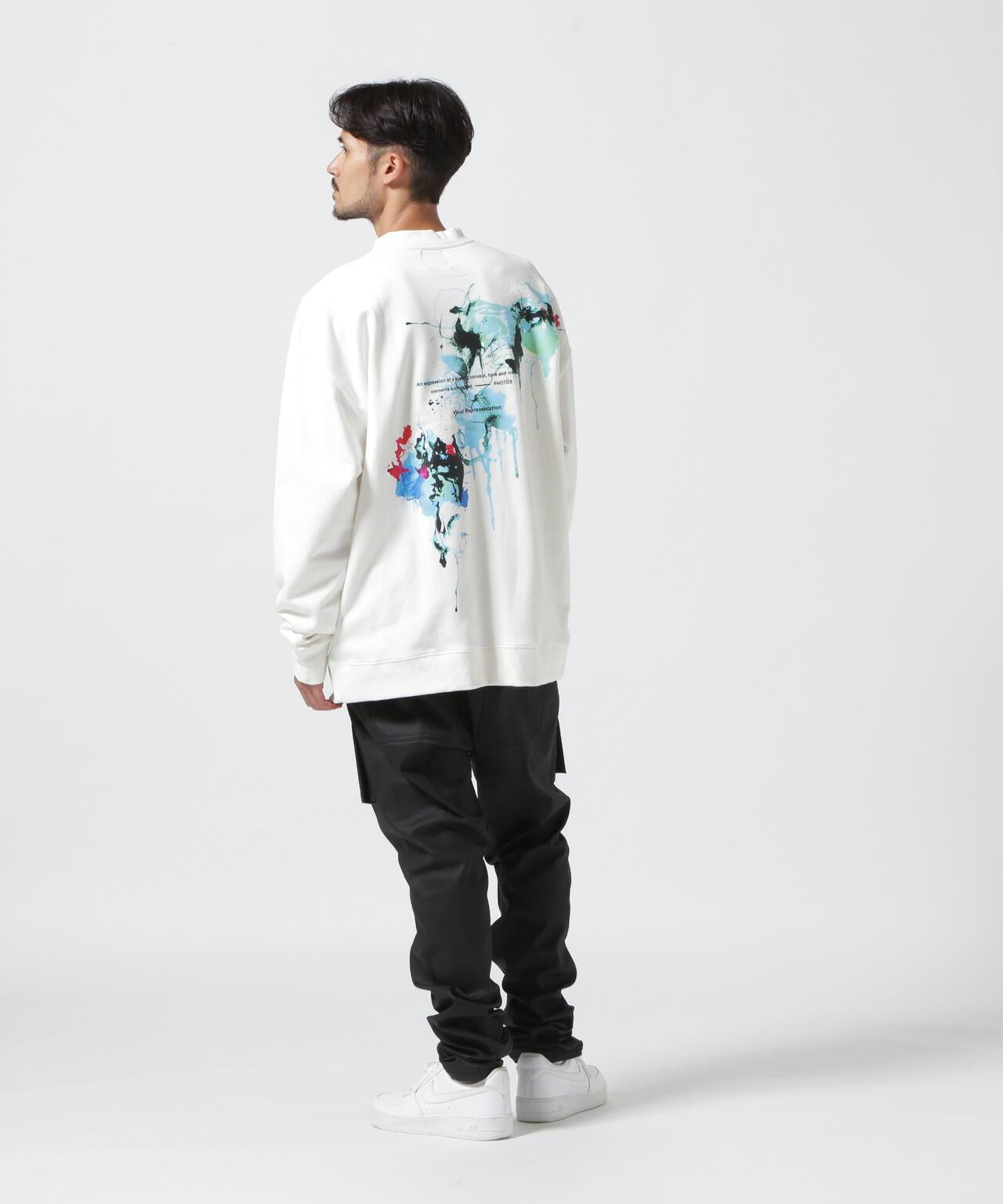 【&DEPOT限定】A4A/艾弗艾/SPLASH SWEAT CREWNECK/圓領衛衣