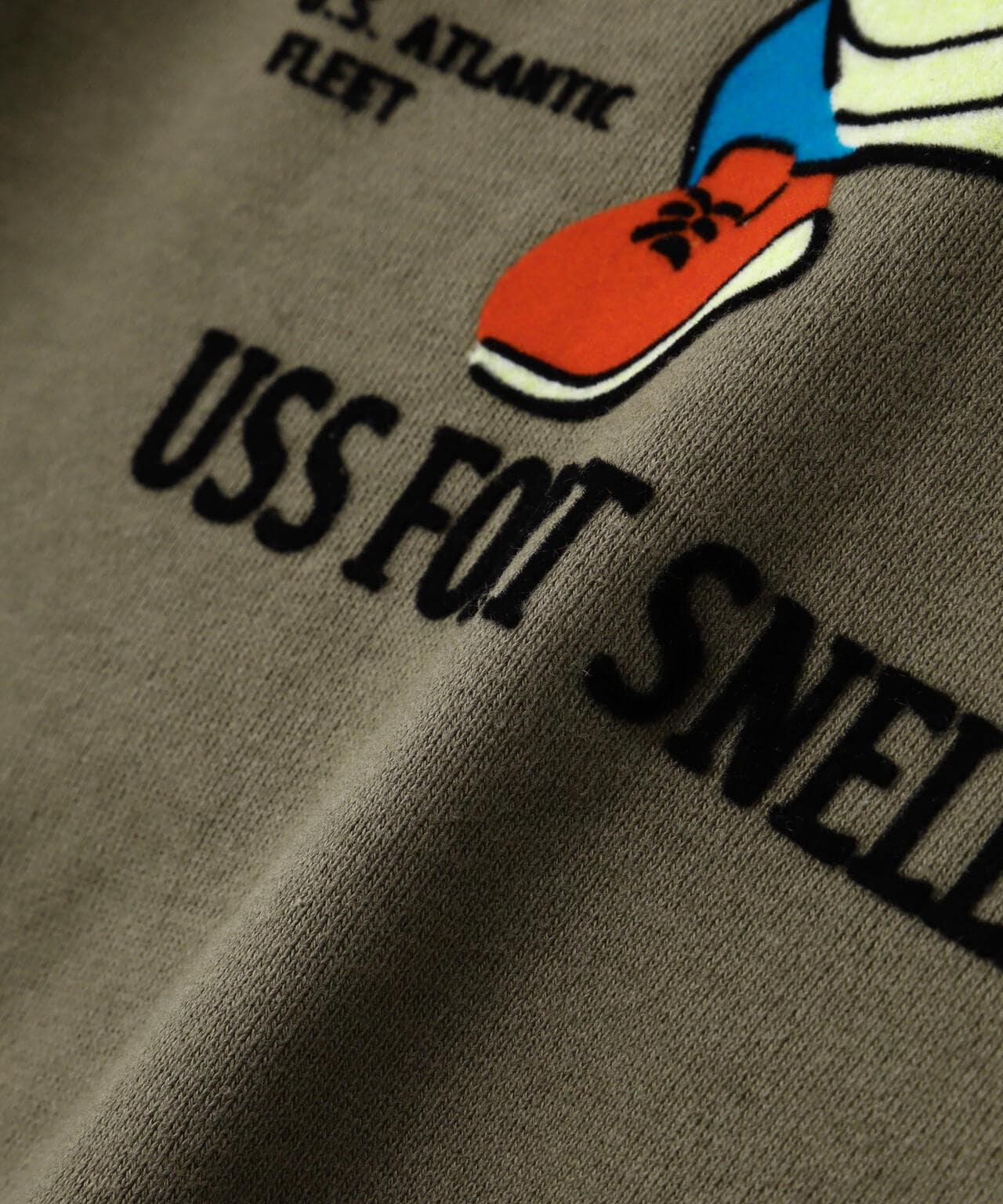 《&DEPOT限定》USS FORT SNELLING拉鍊連帽衛衣