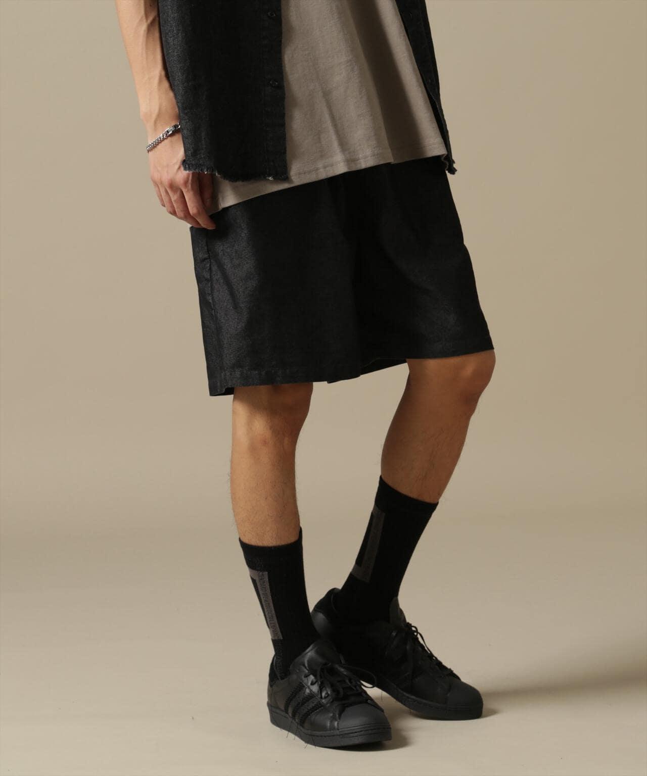 【&DEPOT限定】白色貓頭鷹牛仔短褲