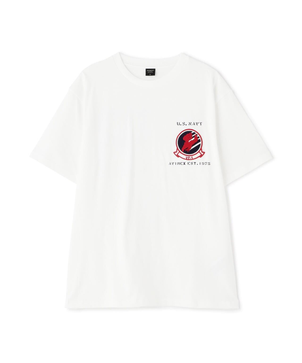 TOP GUN 麻布 貼片 T恤
