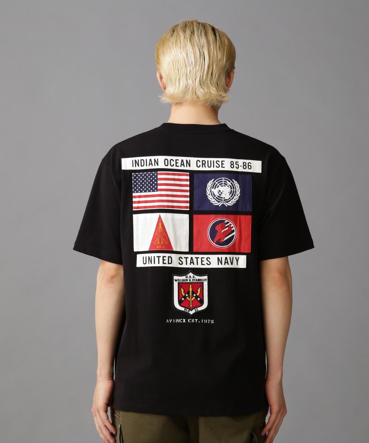 TOP GUN 麻布 貼片 T恤