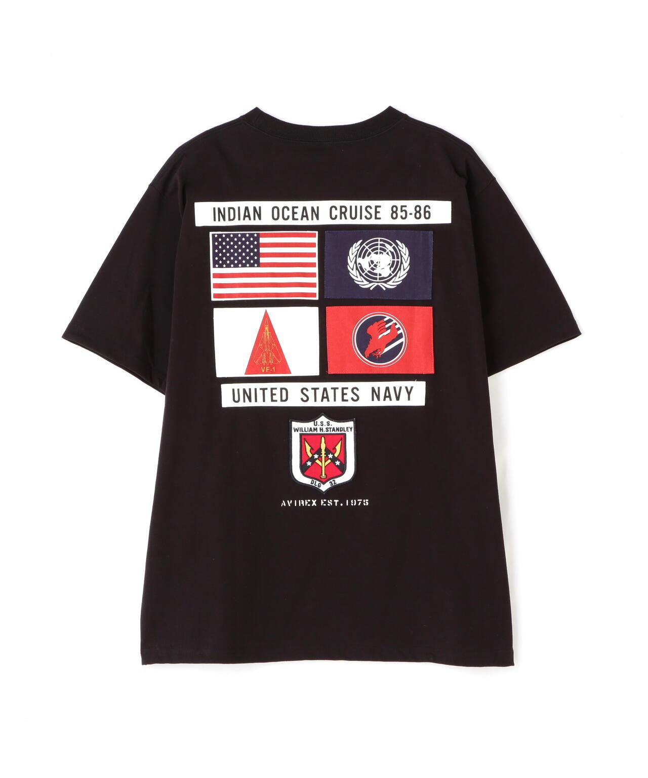 TOP GUN 麻布 貼片 T恤
