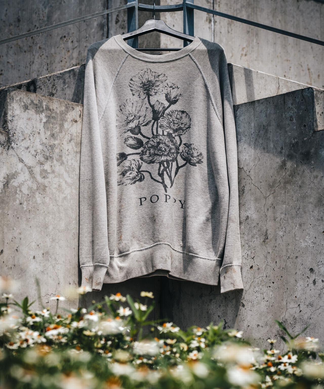 聖邁克爾/聖邁克爾/圓領衛衣/花朵/灰色