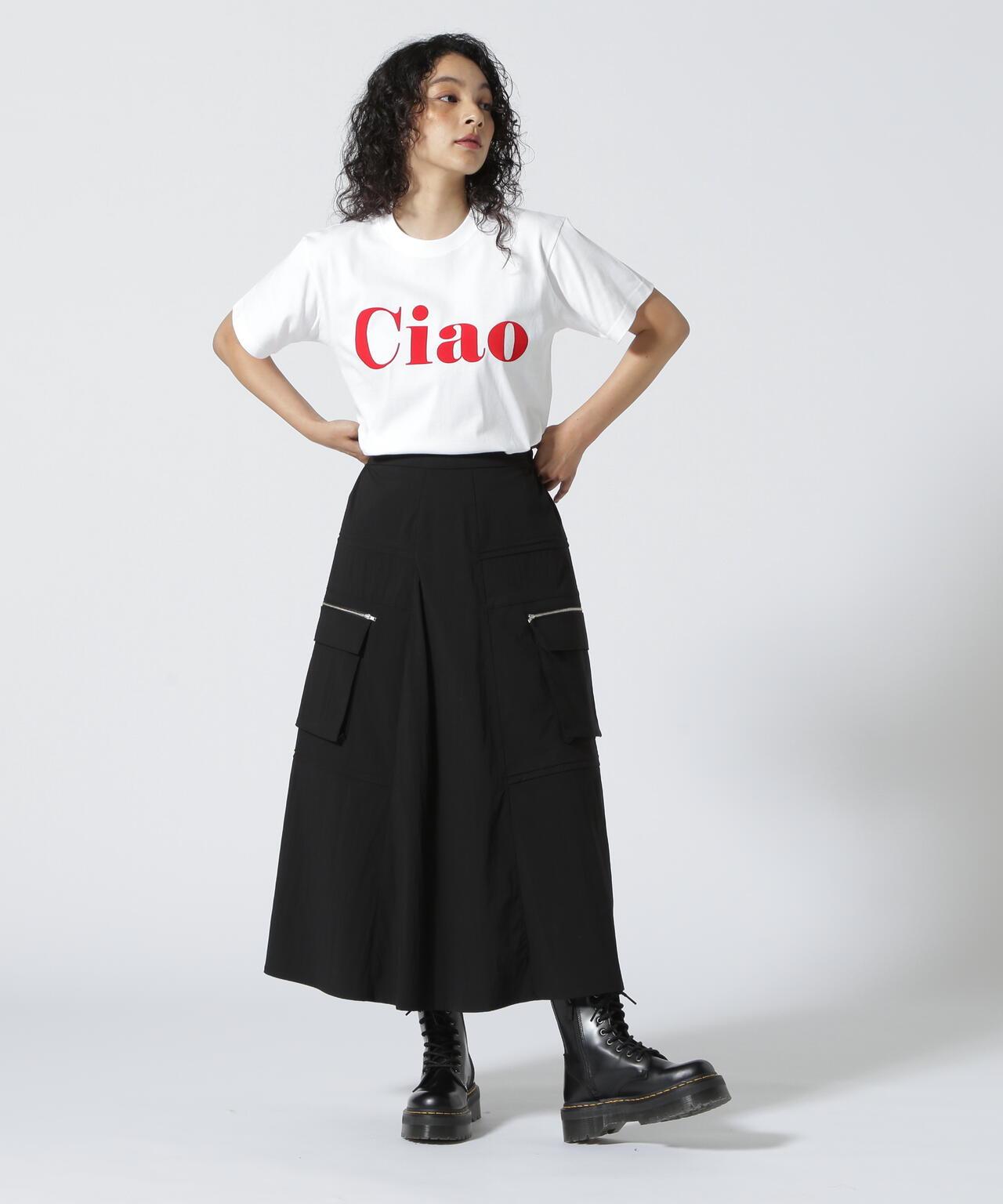 DROIT BELLO(多羅伊貝羅)Ciao絨面T恤