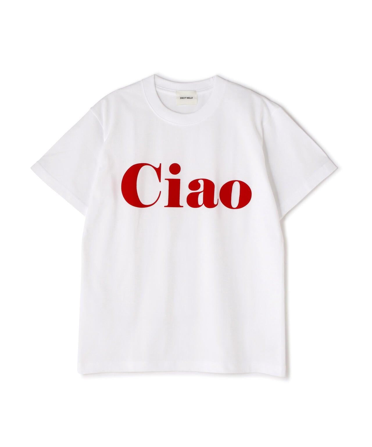 DROIT BELLO(多羅伊貝羅)Ciao絨面T恤