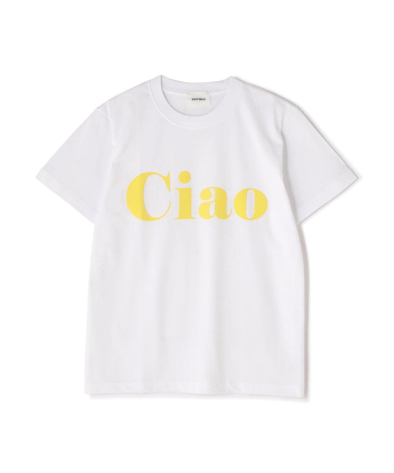 DROIT BELLO(多羅伊貝羅)Ciao絨面T恤
