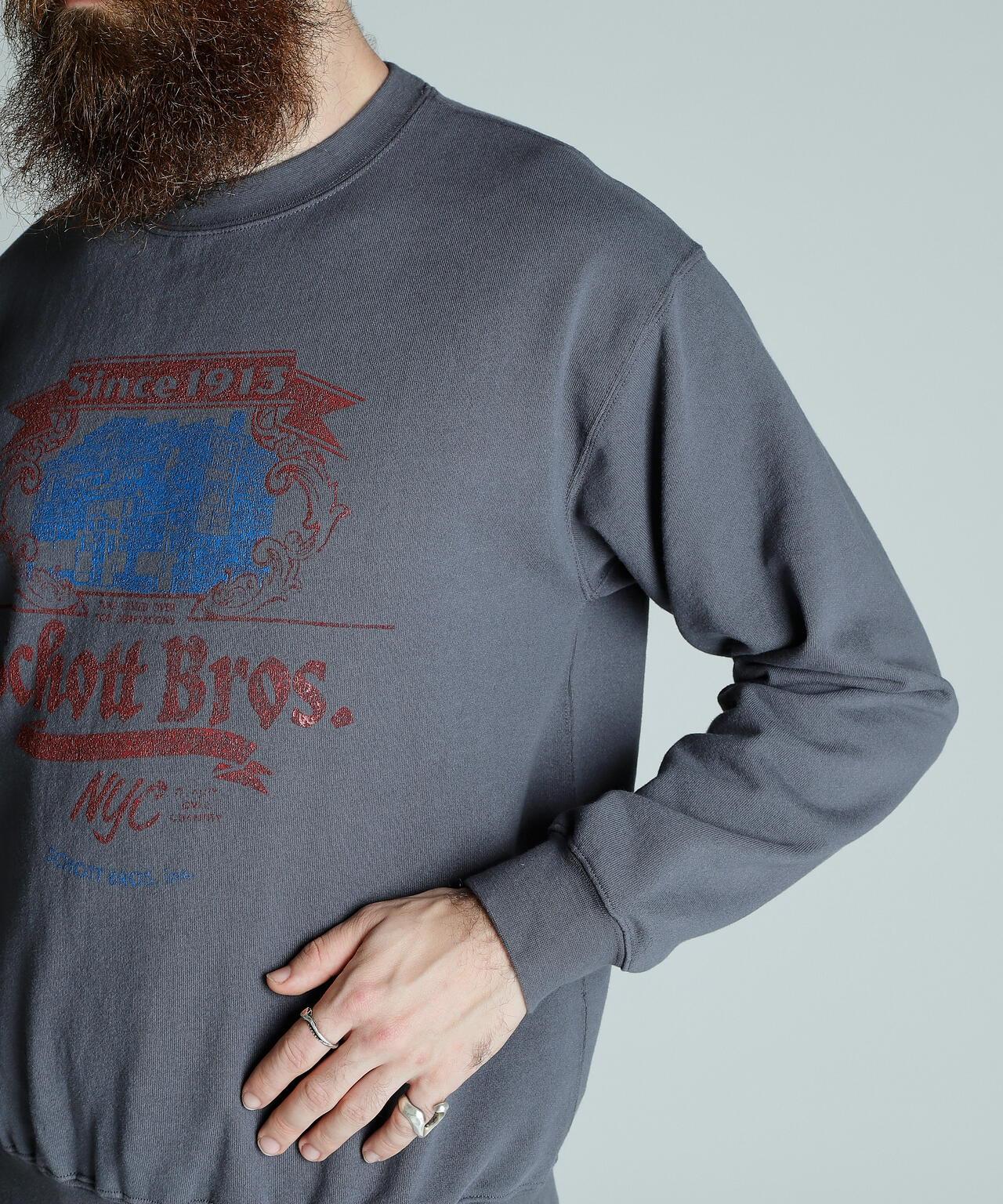 CREW SWEAT Schott FACTORY/圓領衛衣 肖特工廠