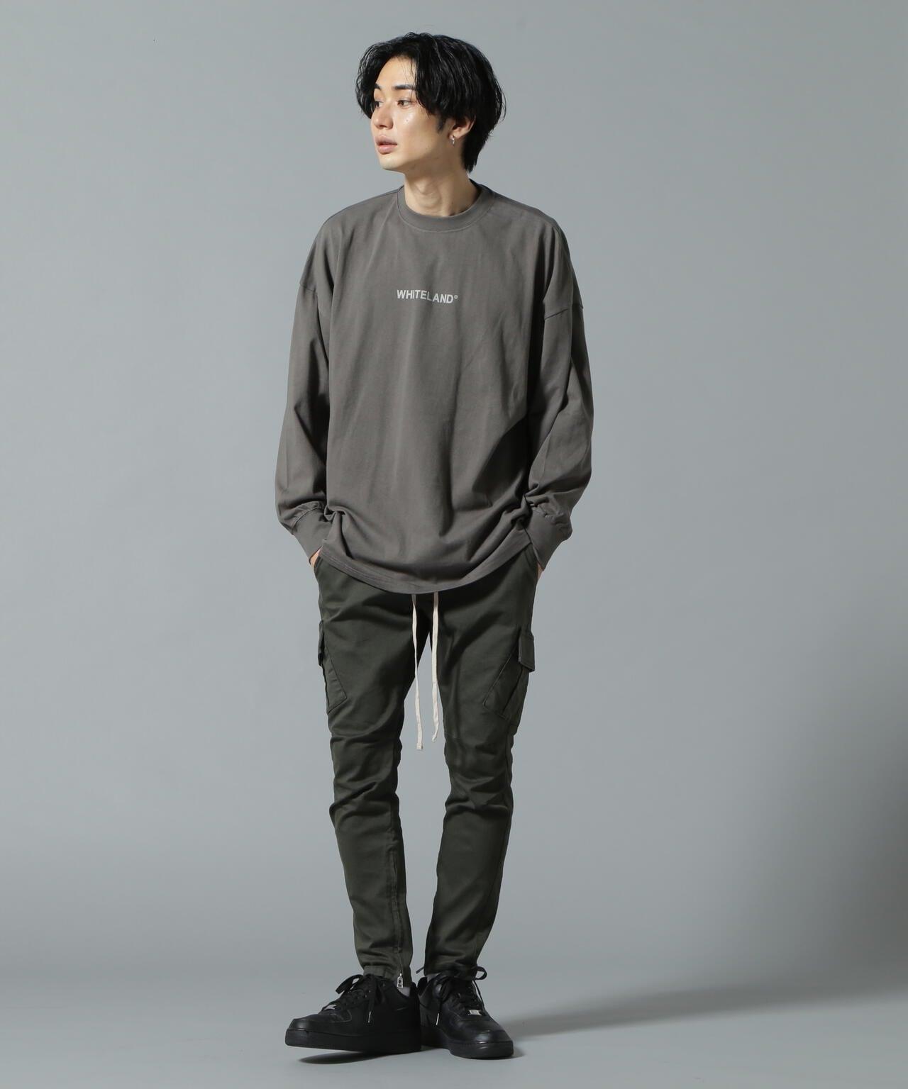 【&DEPOT限定】白色土地/LOGO圖案長袖T-shirt