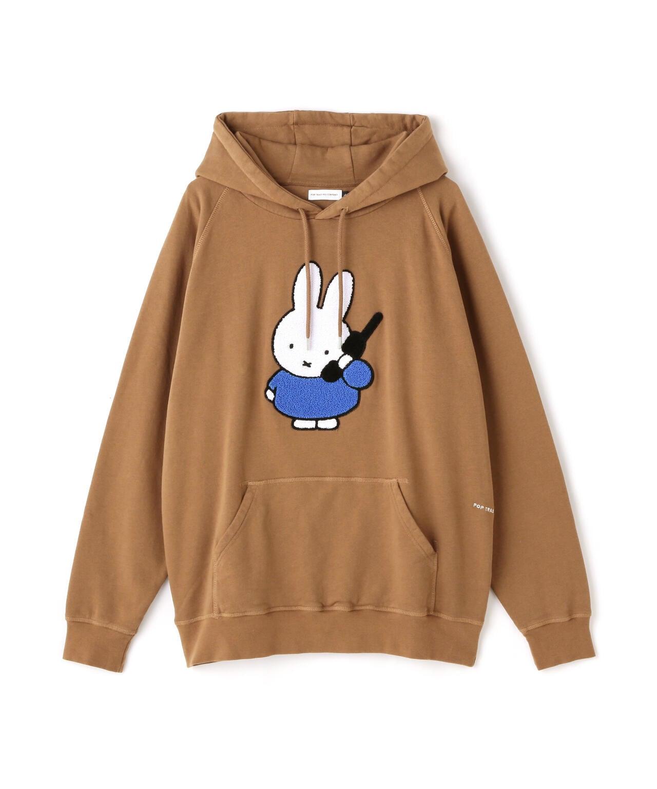 POP TRADING COMPANY/Pop & Miffy 聯名印花連帽衛衣
