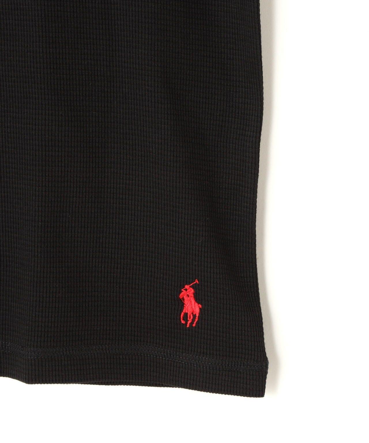 POLO RALPH LAUREN/拉爾夫·勞倫/瓦夫爾領圓領長袖T恤