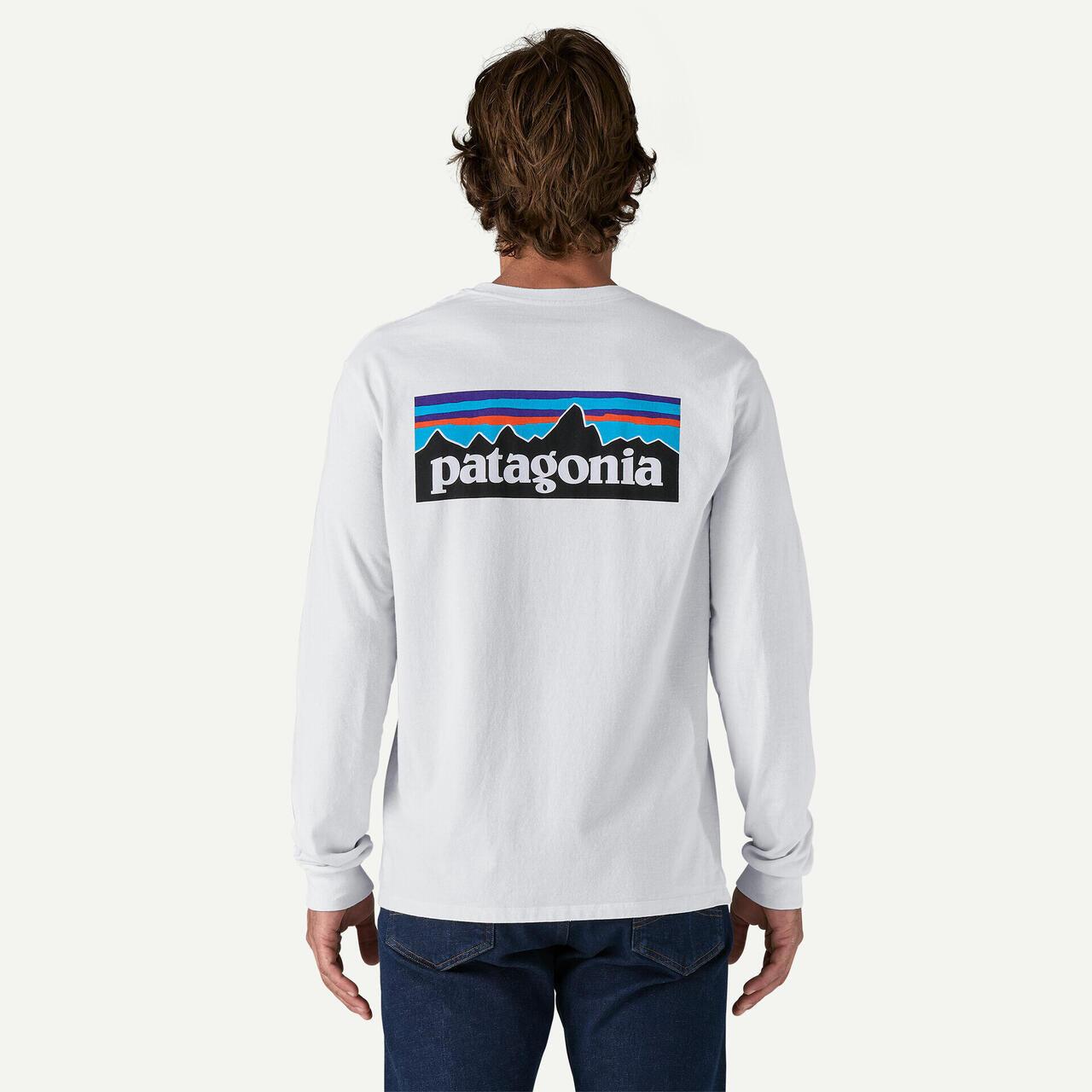 Patagonia/巴塔哥尼亞 男士 長袖 P-6標誌 責任款