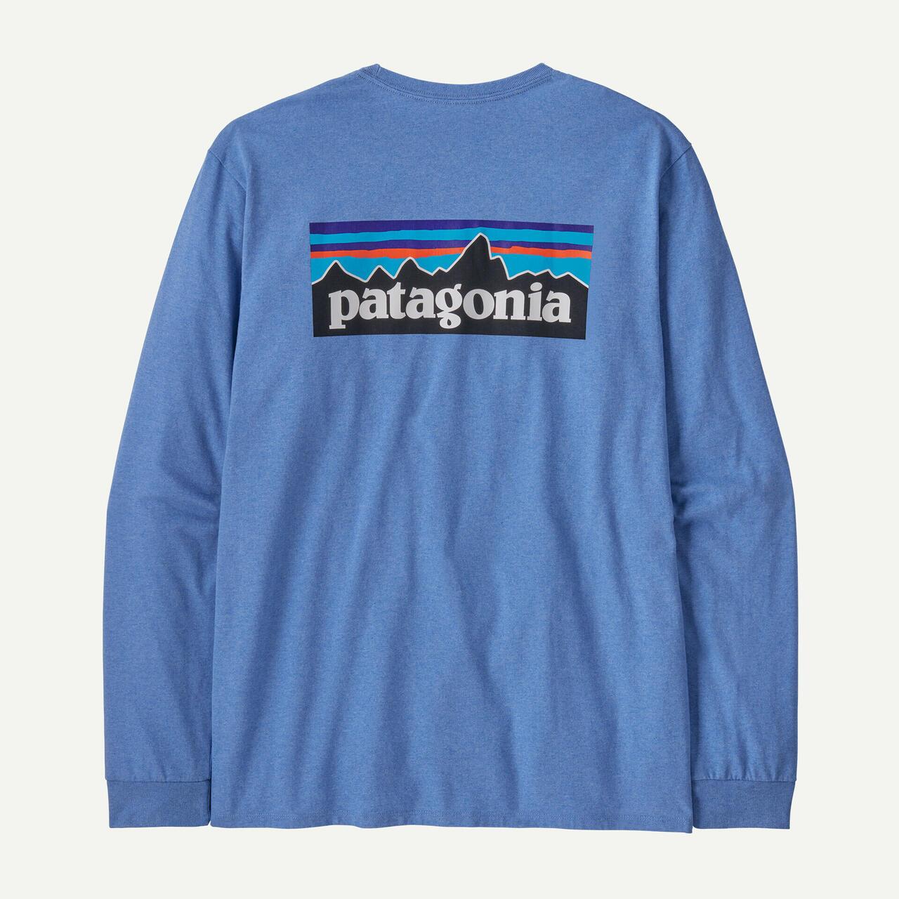 Patagonia/巴塔哥尼亞 男士 長袖 P-6標誌 責任款