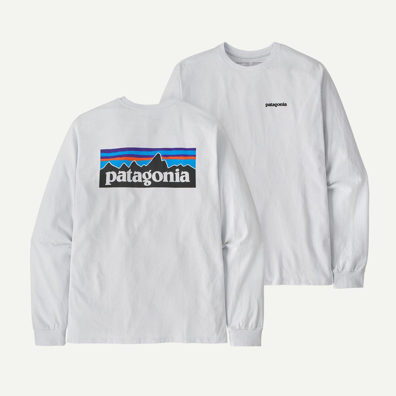 Patagonia/巴塔哥尼亞 男士 長袖 P-6標誌 責任款