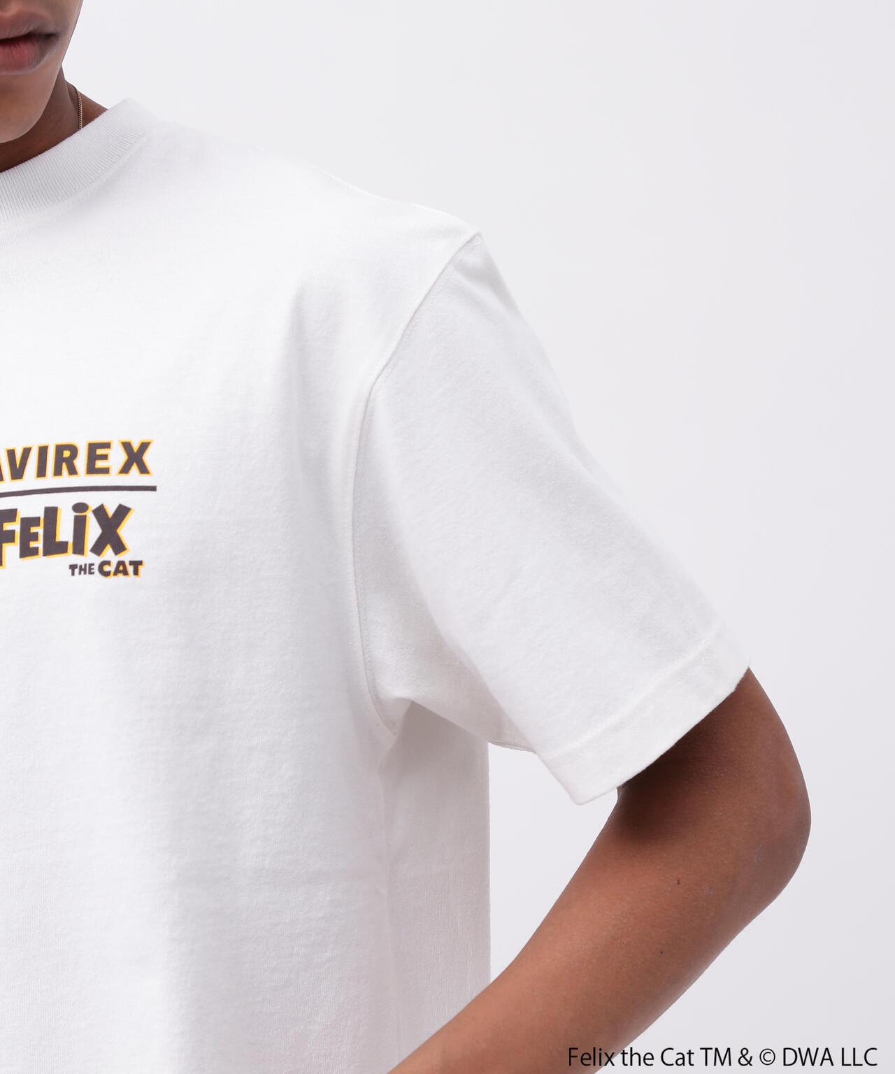 《AVIREX×FELIX》刺繡標誌短袖T恤/刺繡標誌 短袖T恤/阿維雷克斯/菲利克斯