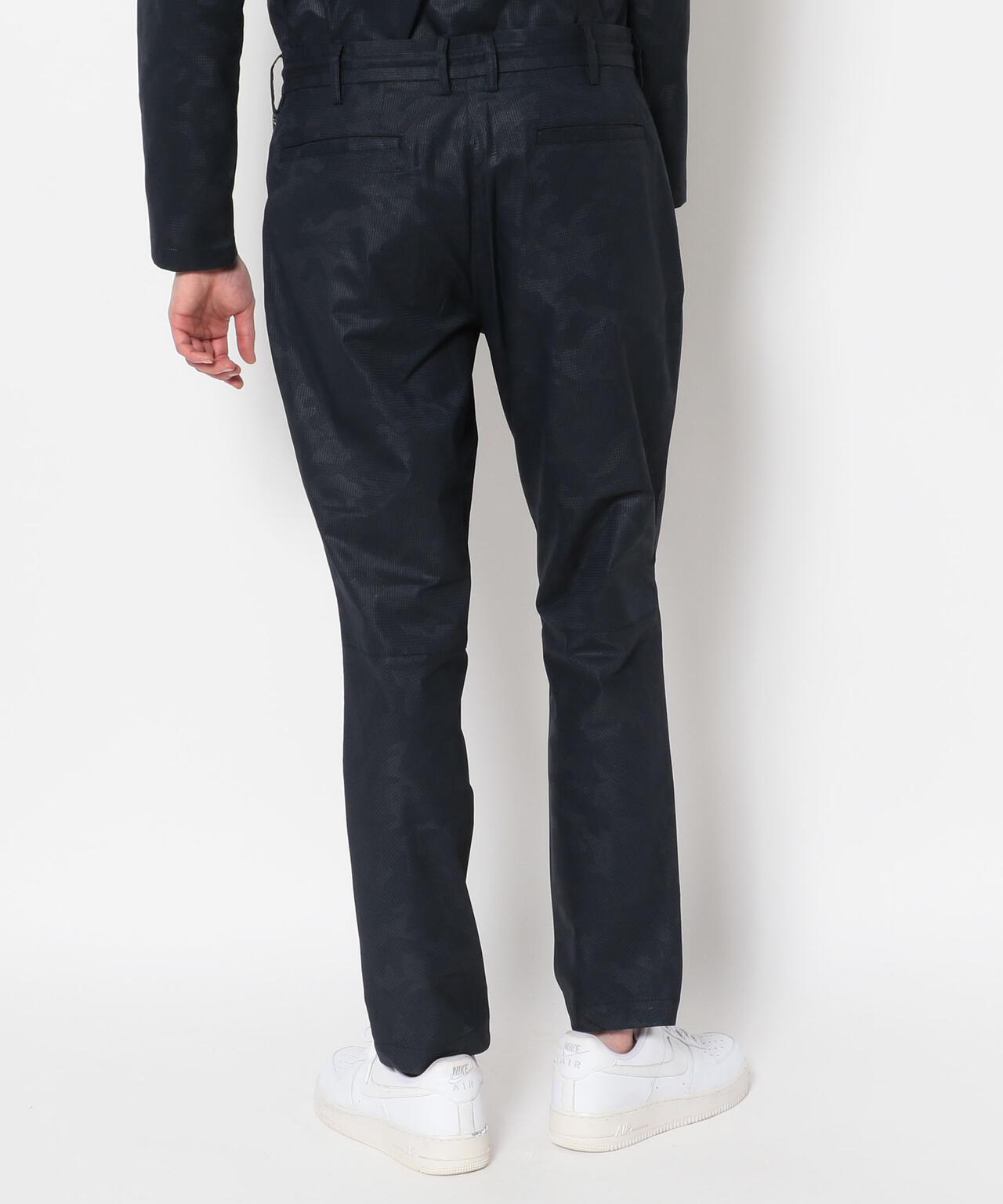 junhashimoto/俊橋本/SIDE GATHER PANTS -迷彩 《空氣》 點綴-