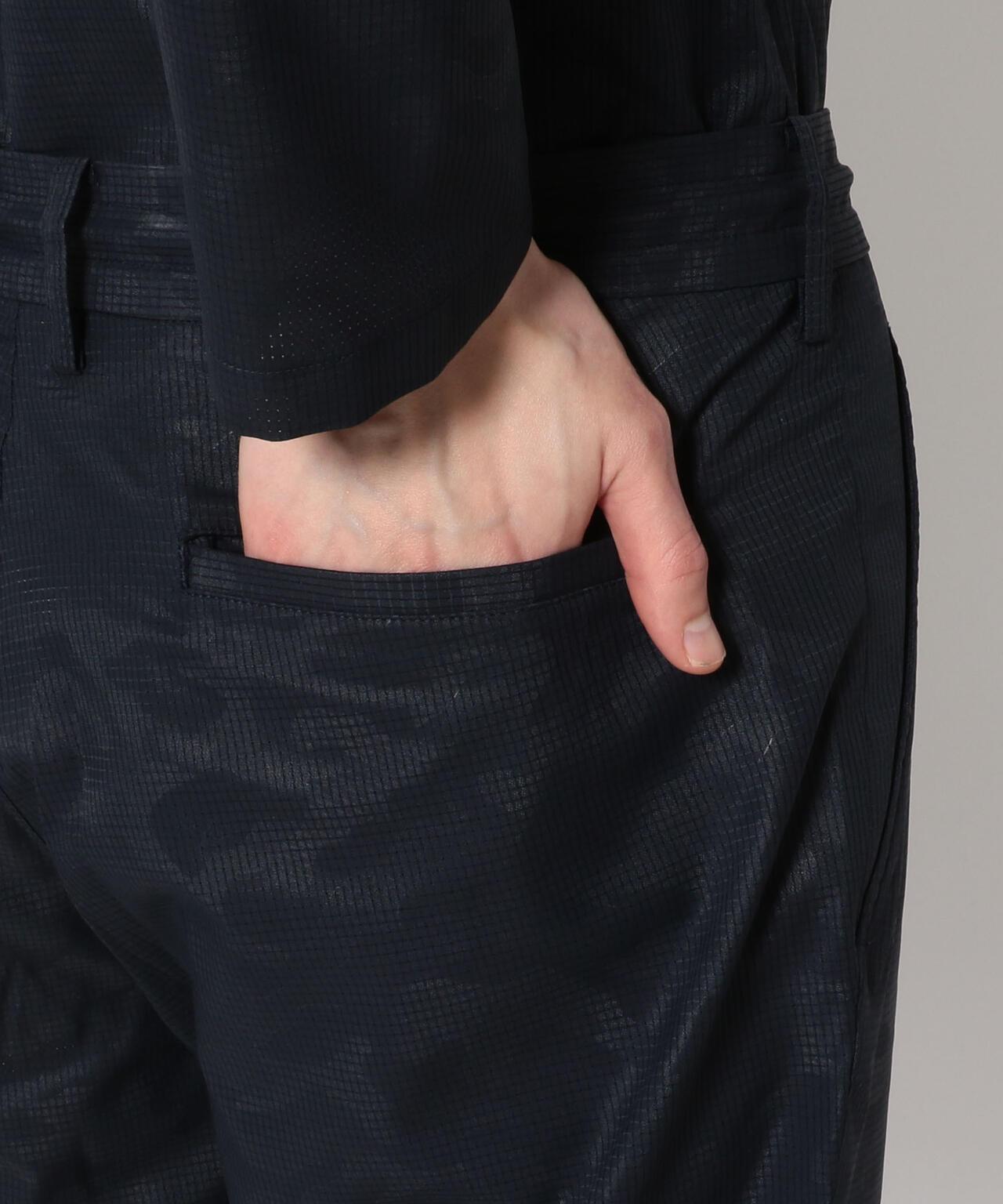 junhashimoto/俊橋本/SIDE GATHER PANTS -迷彩 《空氣》 點綴-