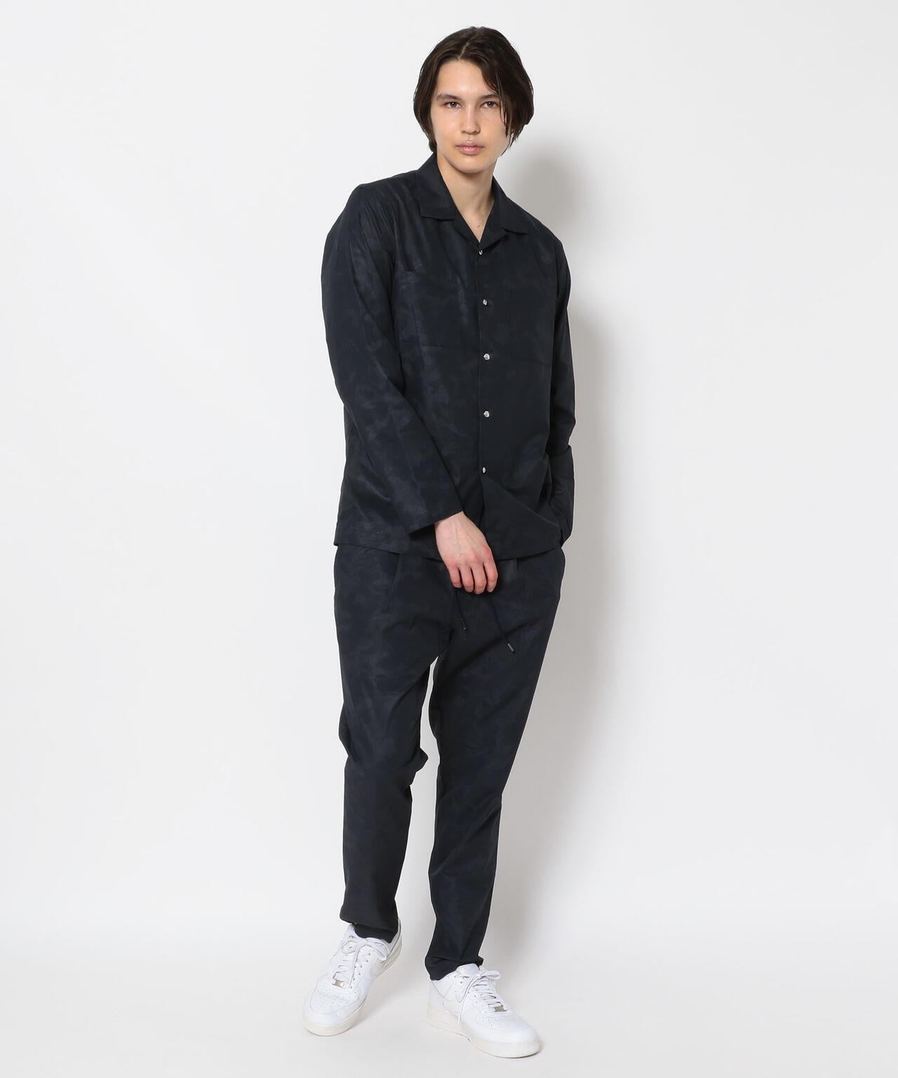 junhashimoto/俊橋本/SIDE GATHER PANTS -迷彩 《空氣》 點綴-