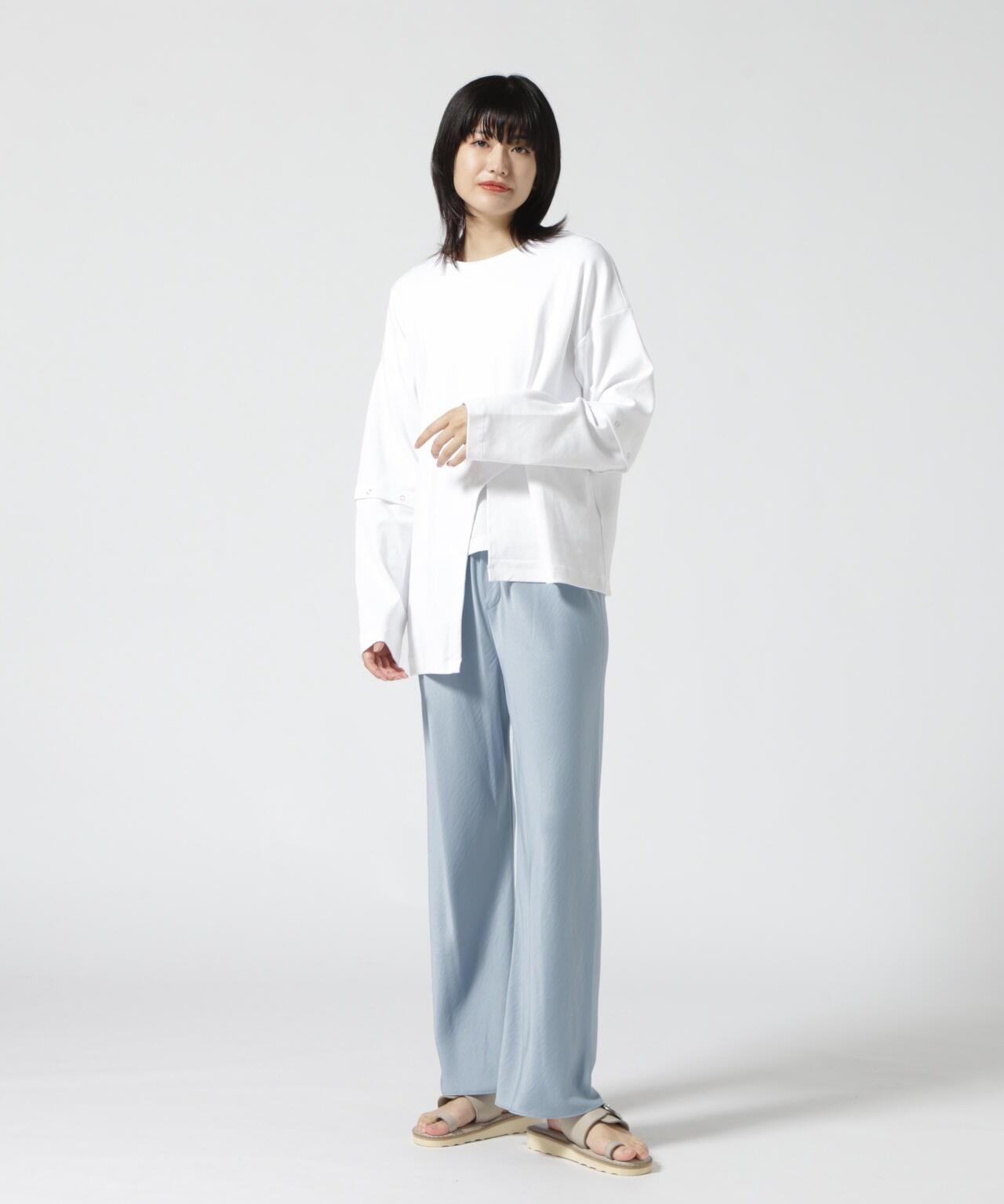 DROIT BELLO(ドロイトベロ) 斜紋寬鬆褲