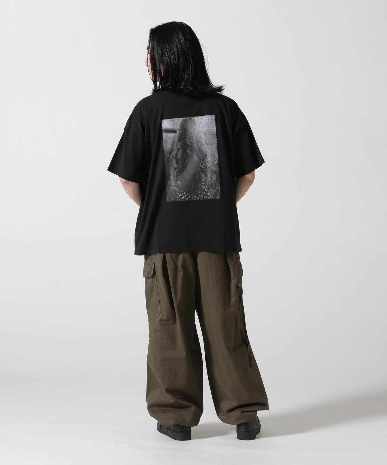 REMI RELIEF 聯名產品染色 25/-天竺大尺碼T恤(PHOTO)
