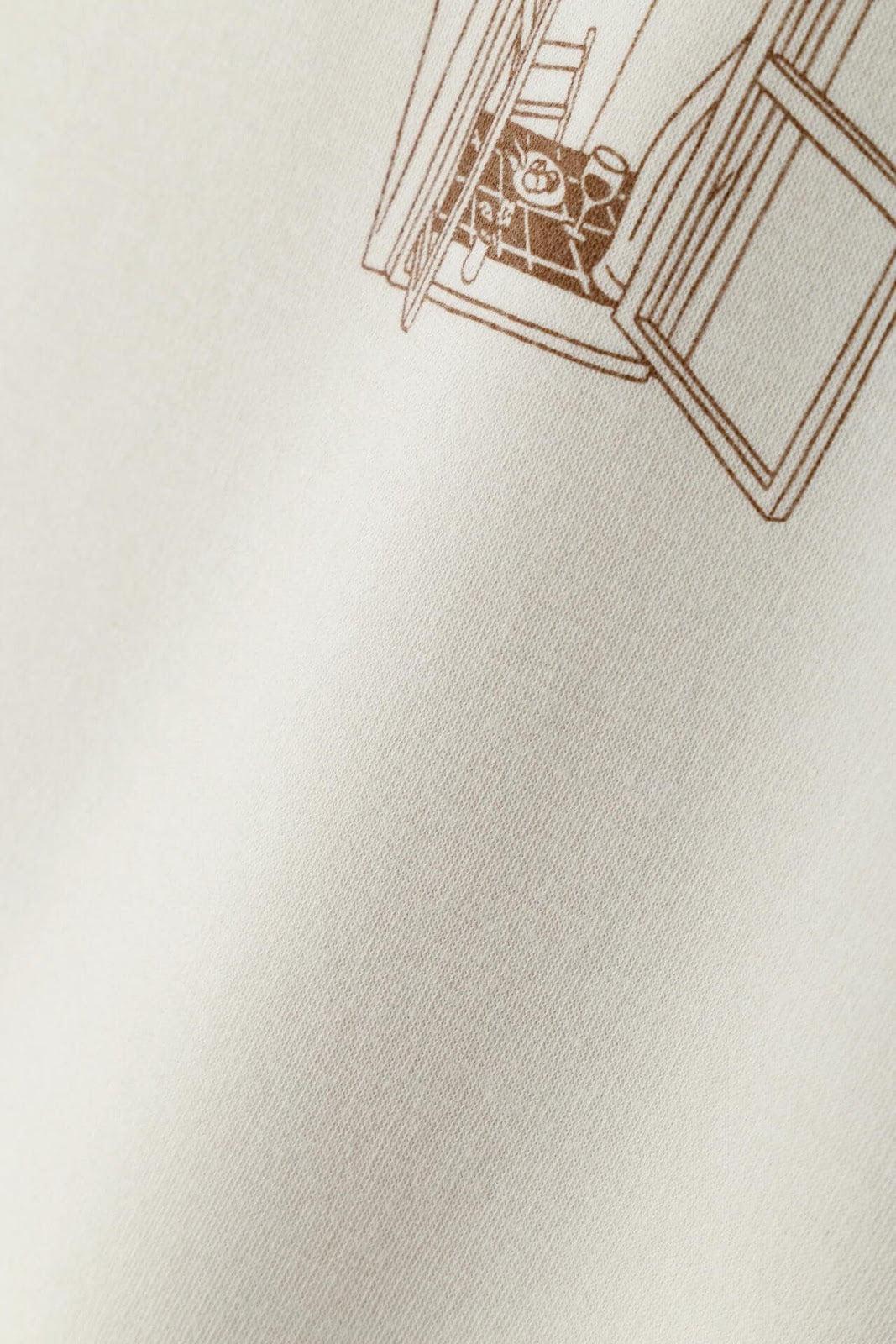 Yunosuke聯名插畫印花圓領衛衣