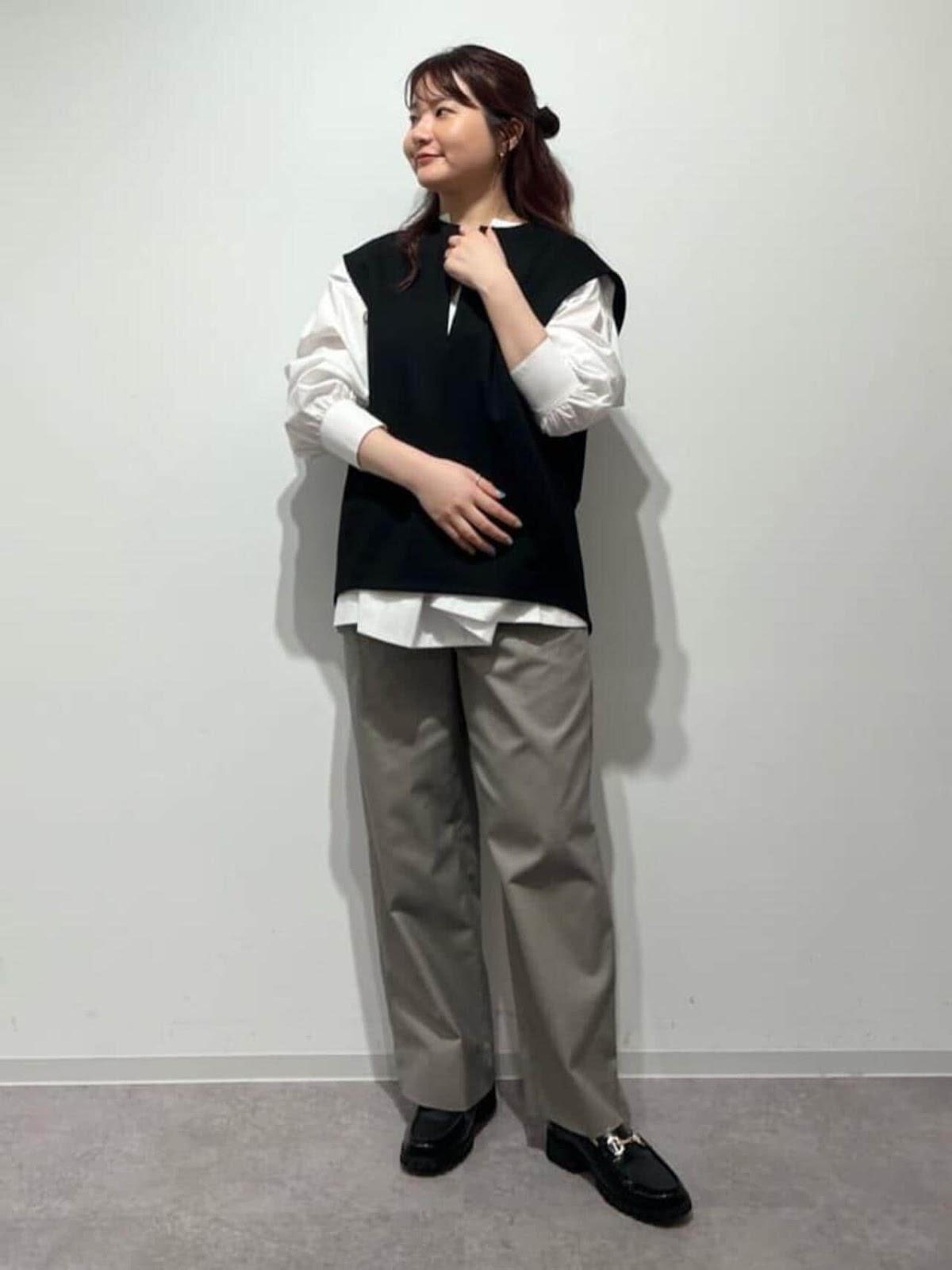 燈芯絨格子褲
