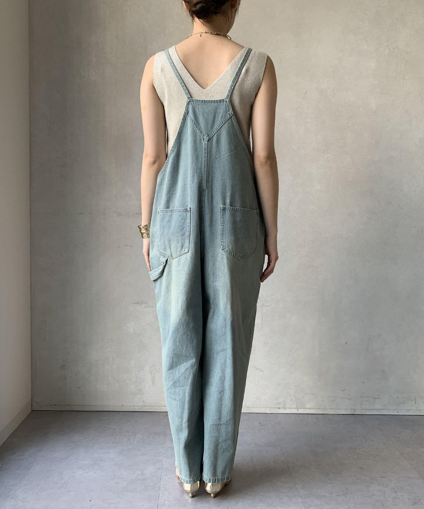 【限定】中厚丹寧連體褲