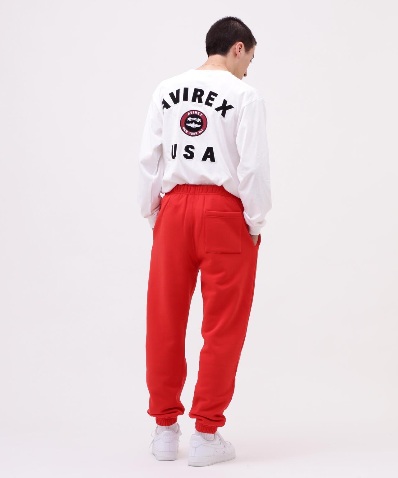 VARSITY LOGO 長袖T恤 / AVIREX / 阿維雷克斯