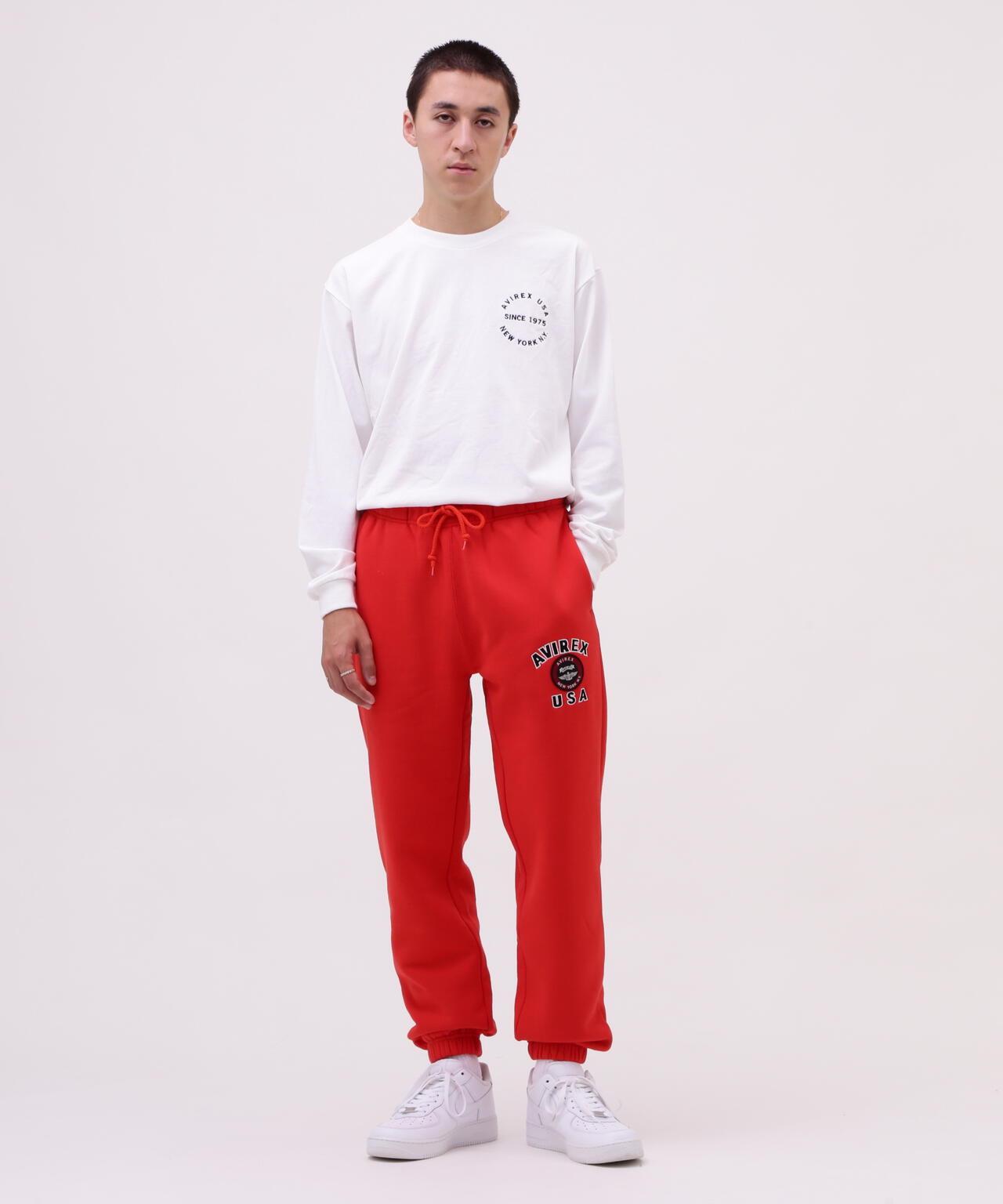 VARSITY LOGO 長袖T恤 / AVIREX / 阿維雷克斯