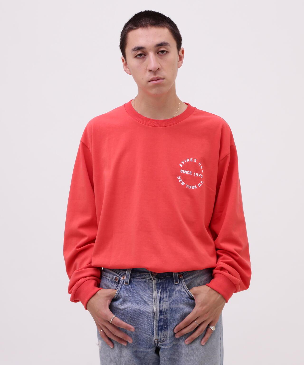 VARSITY LOGO 長袖T恤 / AVIREX / 阿維雷克斯
